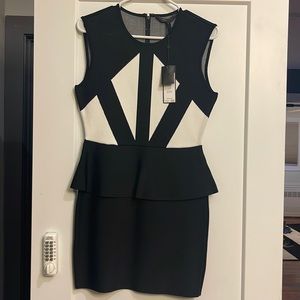 Bcbg brand new peplum dress